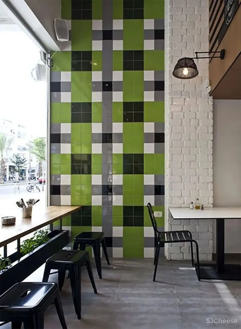 有颜有趣的瓷砖铺贴创意!