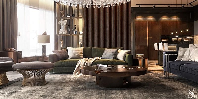 230㎡大平层设计,极度奢华!