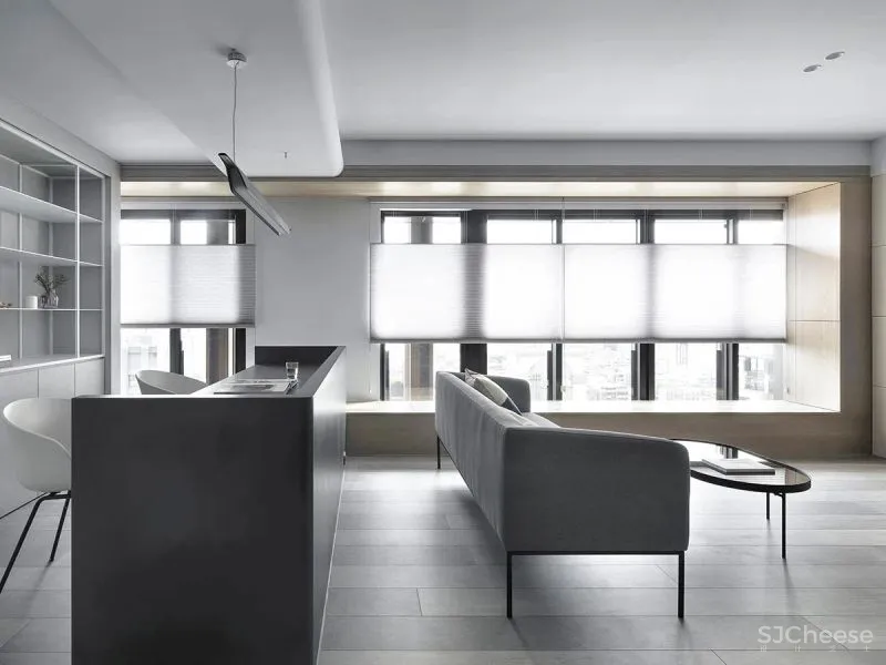 99㎡一家四口的家,灰感轻奢,优雅极致