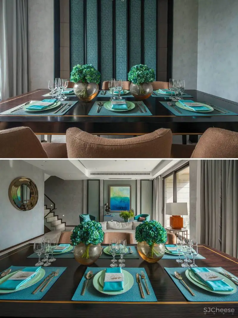 梁志天作品:万科安品园舍别墅,文雅和畅的当代写意 !