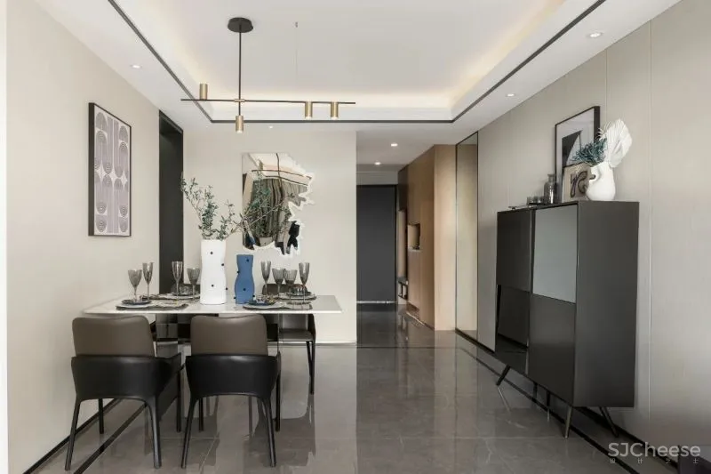 如聿设计:一抹灰蓝色,演绎优雅的高级旋律!