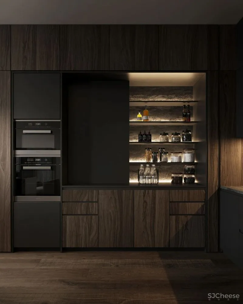 原木灰 南瓜橙,74m²小户型的大宅格调