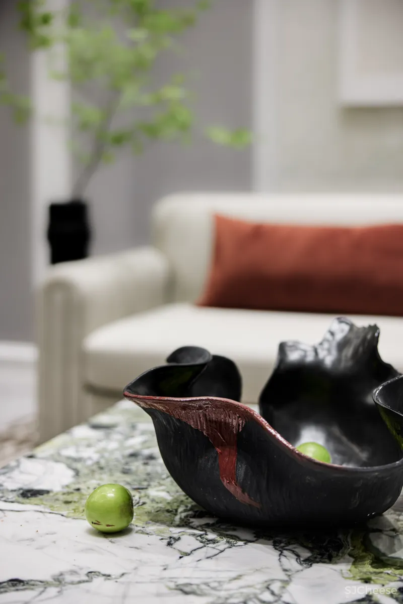 东方韵味混搭法式浪漫,羽果设计用艺术美学演绎 388㎡ 墅居