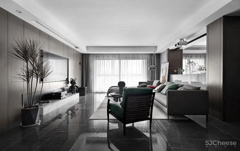 260m²私宅大平层,简约设计,安静舒适!