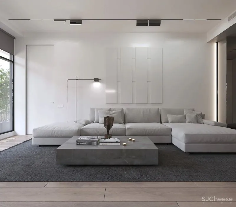 现代简约:轻中性色调,简单留白!