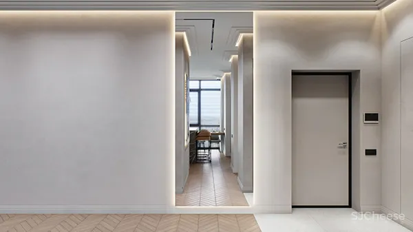 87㎡ 一室户,隐藏式灯光这样用,高级又显质感