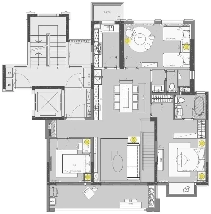 A.N.N 安研设计|中粮悦茏雅苑:叠层空间之趣,品质生活之悦