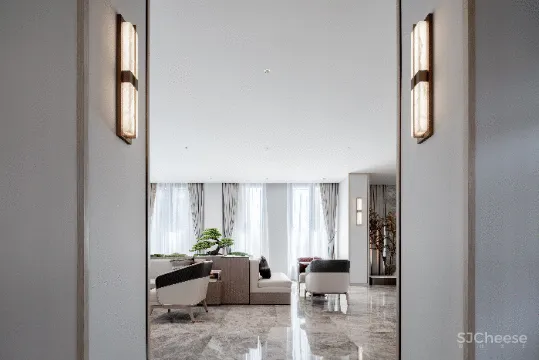 水墨东方,简练质朴的当代美学空间 赛瑞迪普空间设计