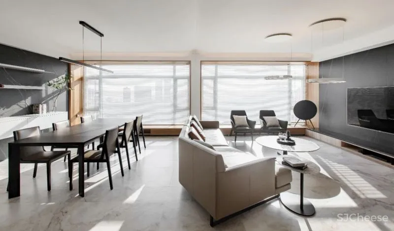 本森设计 × 240㎡大平层:极致静谧