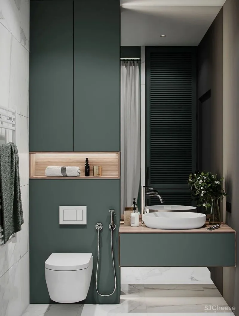 2021,高颜值的卫生间,如何设计?