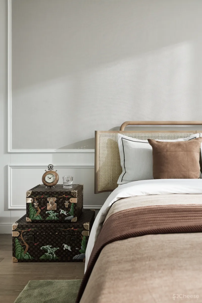 东方韵味混搭法式浪漫,羽果设计用艺术美学演绎 388㎡ 墅居