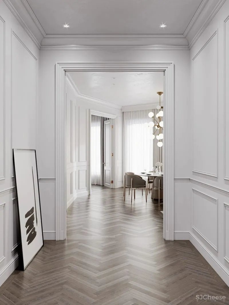 120㎡原木 白色,气质非凡!