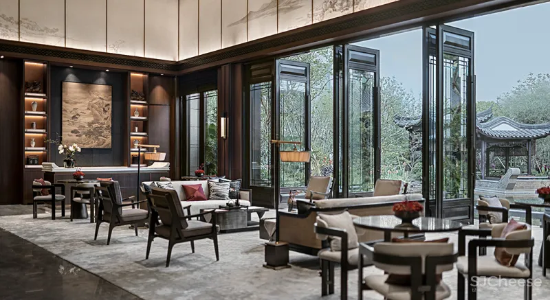 吴文粒：700㎡闲雅院落，经典中式，再现梨园风华！