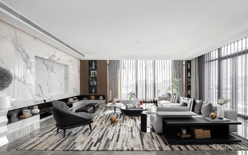 高级灰大平层,让人无法拒绝的摩登优雅!