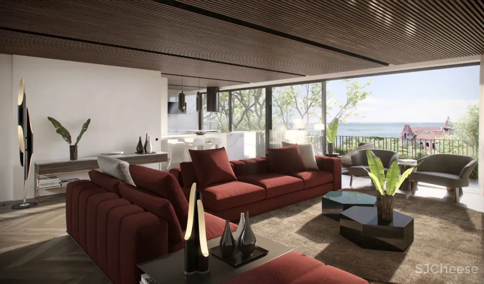 外墙个性内装简单的精装公寓，简约自然才是未来趋势