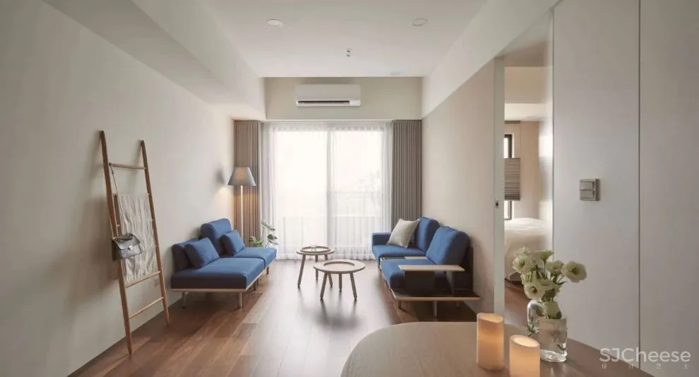 原木纯白空间感,简约轻盈的台式美宅