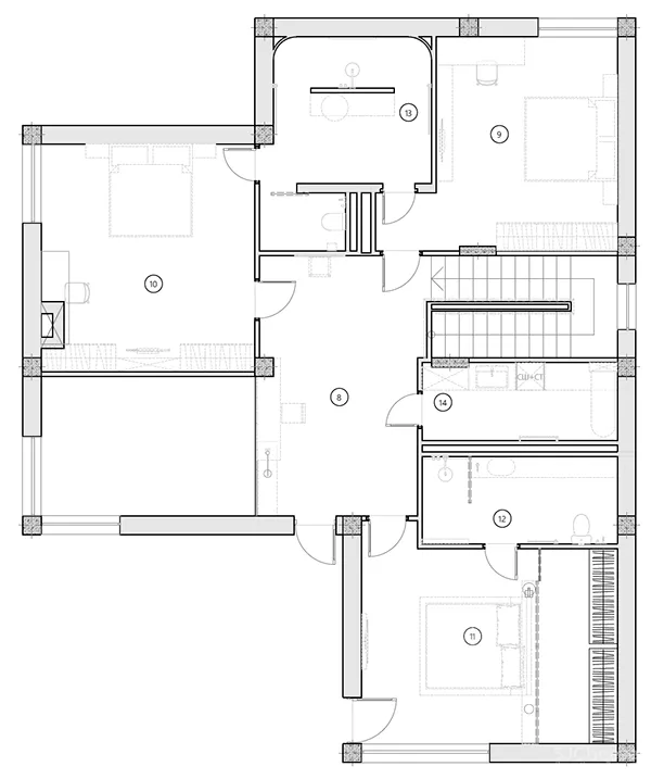 现代简约,冷系材质的完美搭配