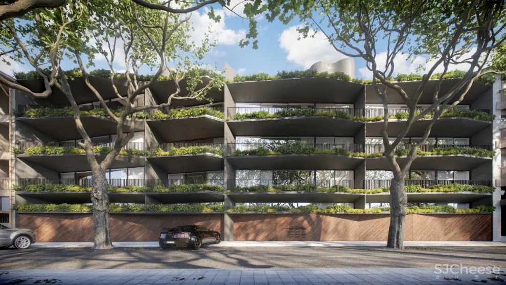 外墙个性内装简单的精装公寓，简约自然才是未来趋势