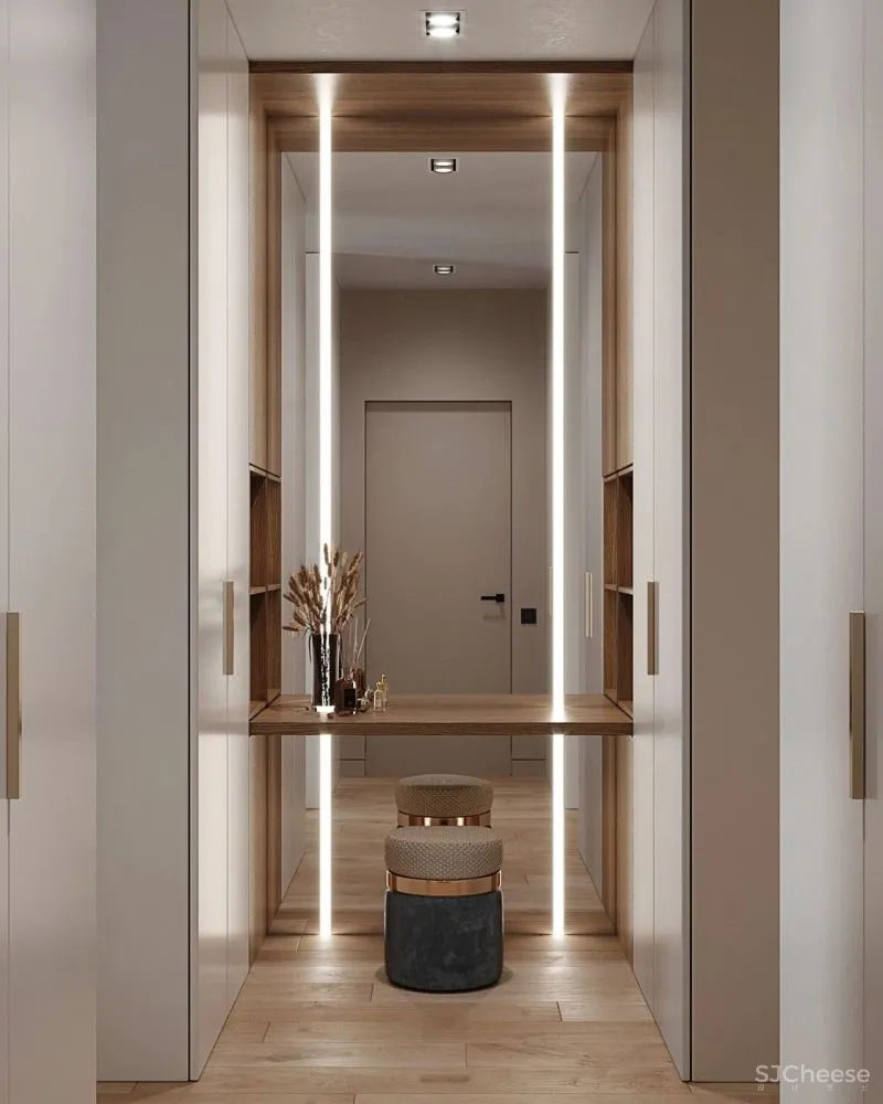 现代简约:一厅三室,灰色 木色,高级!