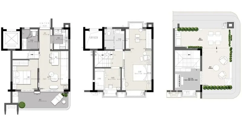 EHOO易虎设计 × 北海彰泰白鹭湾叠墅样板间:自然栖息,于江海之畔