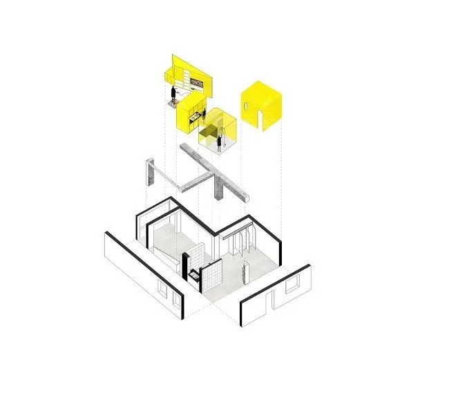 他把48㎡房子旋转了10°,实用功能应有尽有,简直是完美逆袭!
