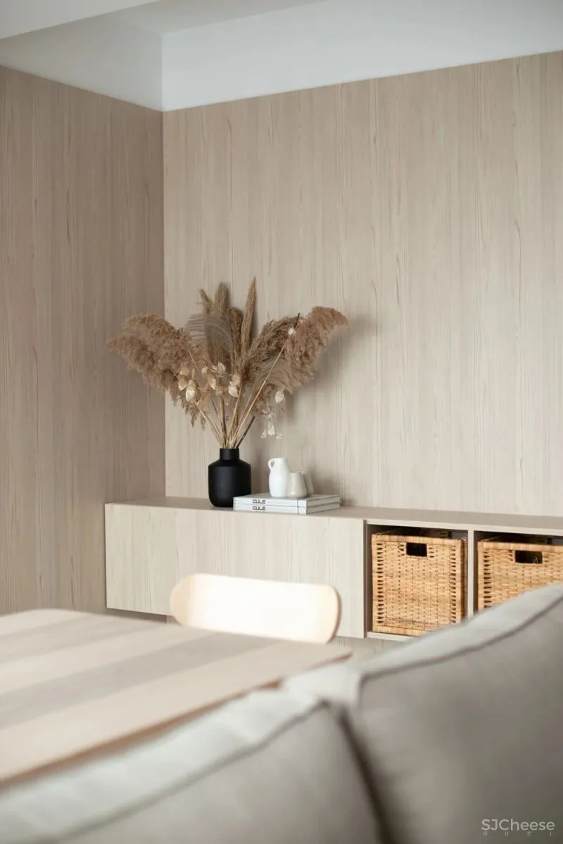 88㎡两居室,木元素用得好,恰到好处的精致