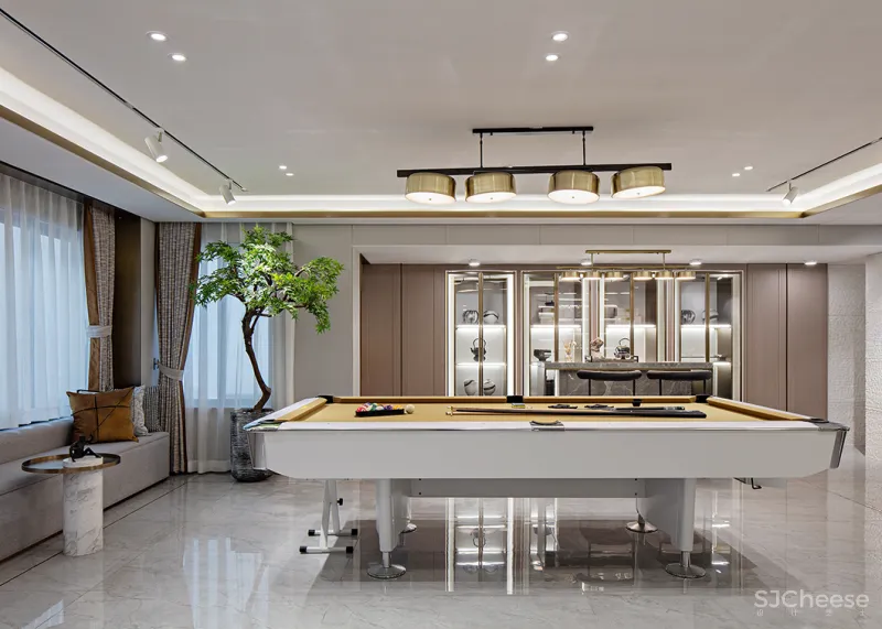 390㎡现代别墅，以自然建构艺术生活！