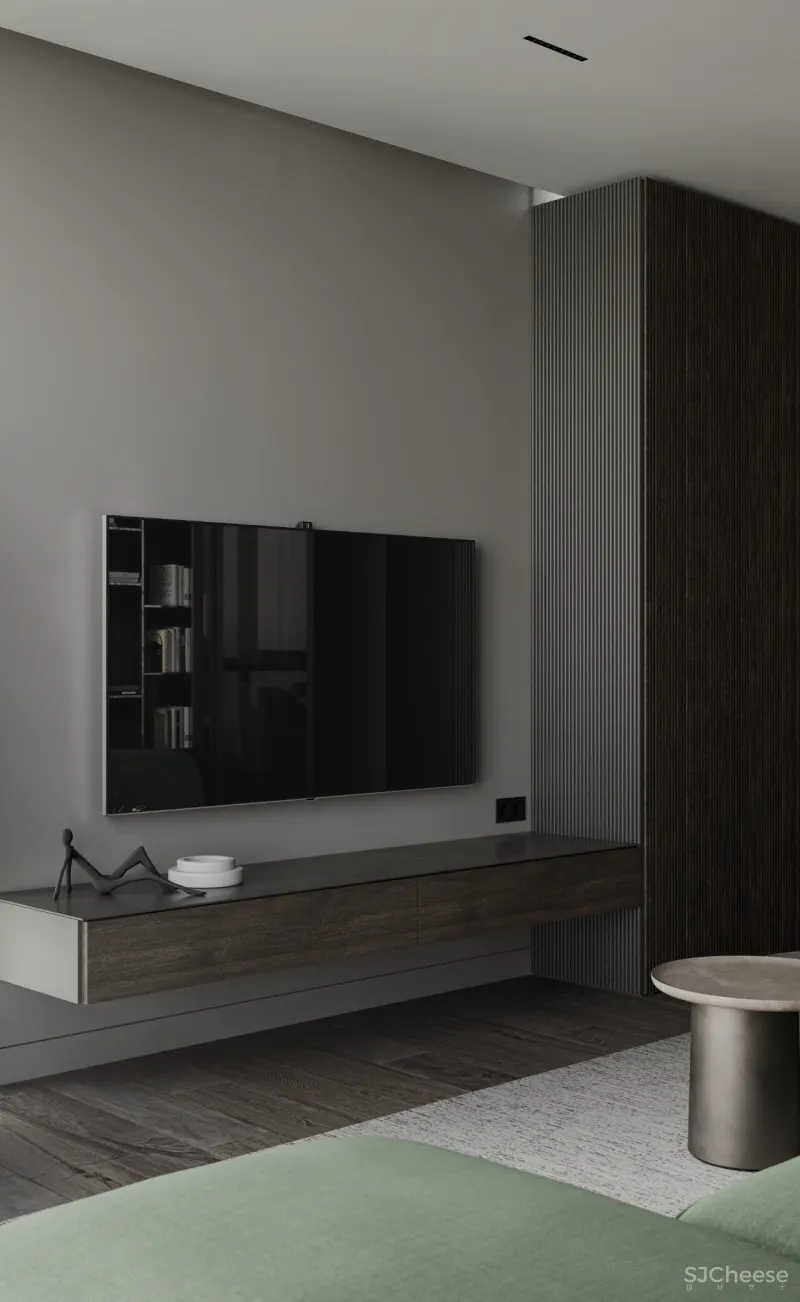 胡桃木 绿色系,实力演绎轻奢的高雅