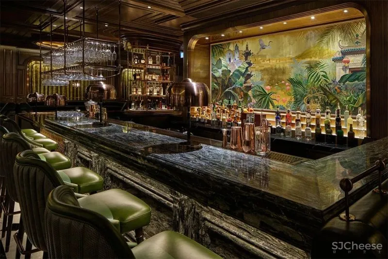 SLH.梁志天新作|澳门「瑞吉酒吧」沉醉今夜英伦梦