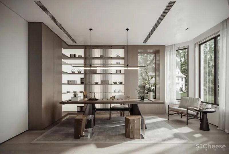 冯培莉新作|杭州私宅别墅设计:空间律动 时尚优雅