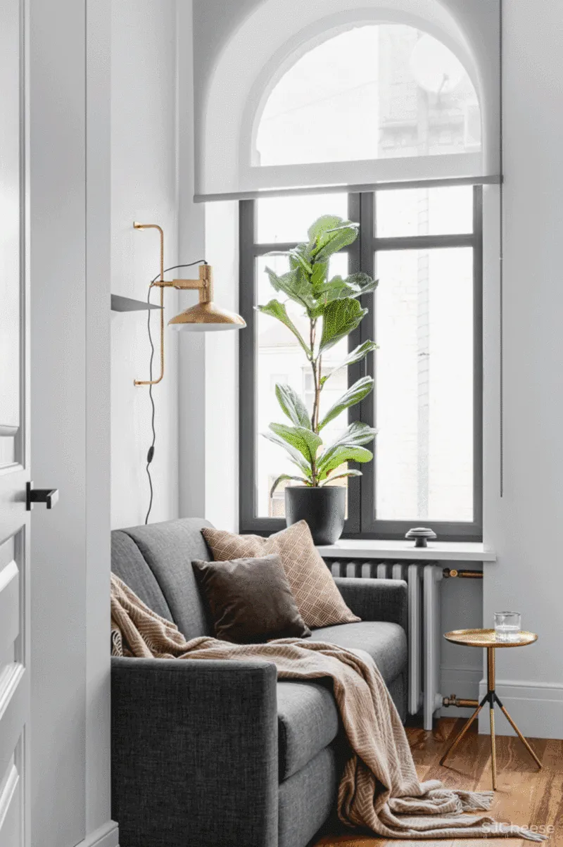 虽然面积只有75平米,可是这个家让我们看到了古典、时髦以及各种有趣的物件