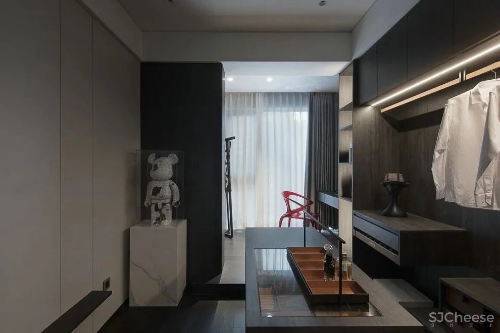 215m² 简约平层,诠释当代静美气质