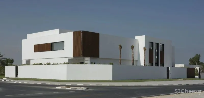 迪拜也有简约风大宅,简奢才是真格调!