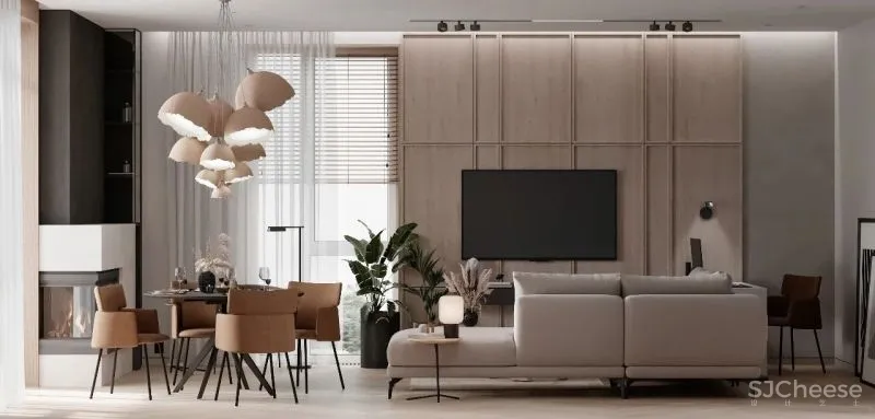 家里这样用木饰面,不仅清新更有格调