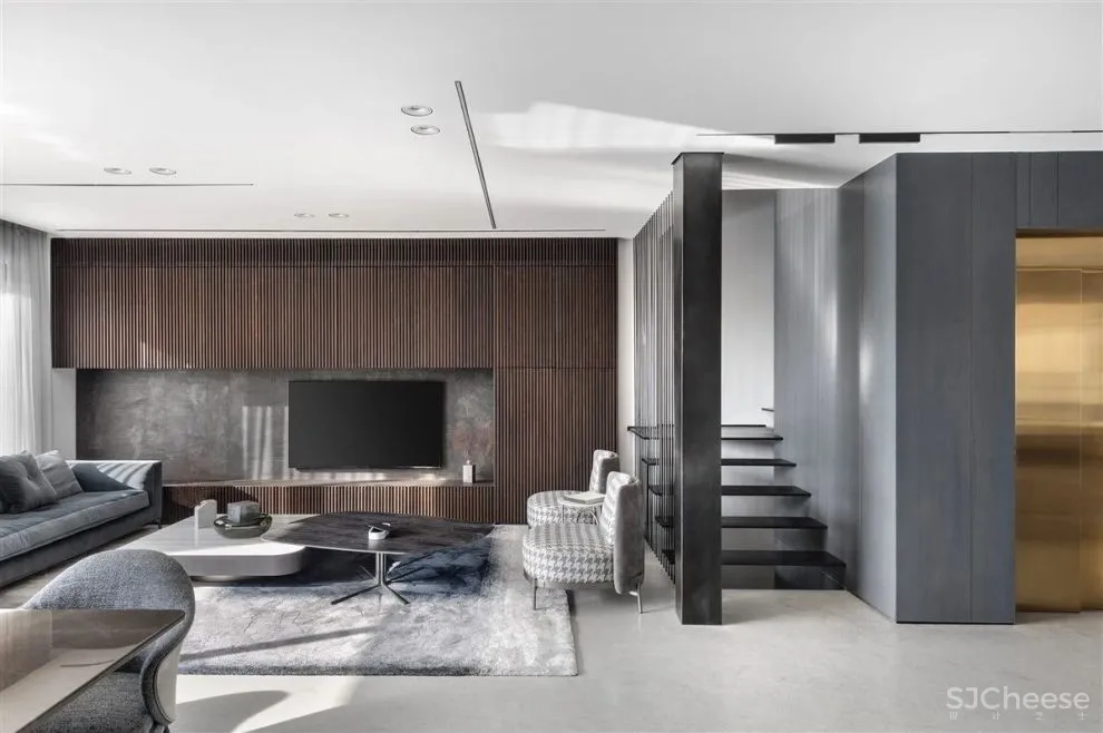 315㎡极简私宅,雅奢!