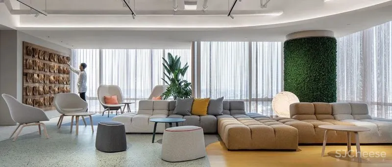 红山设计 自然延展的纯粹空间,气质十足的ECCO总部办公