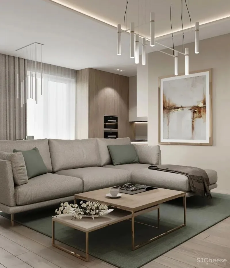 110㎡简约私宅，开放式布局下的纯享空间！