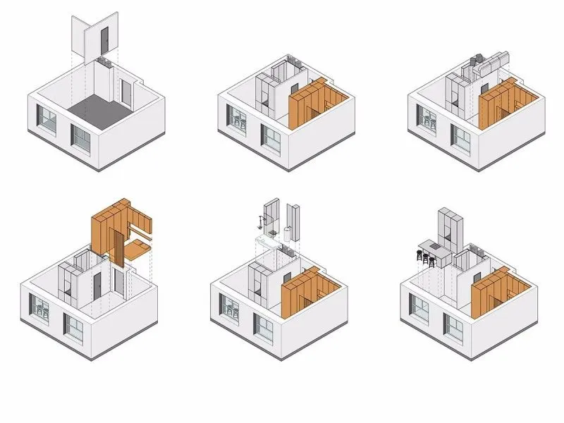 这个年轻女孩的37㎡公寓，被打造成了“首饰盒子”！