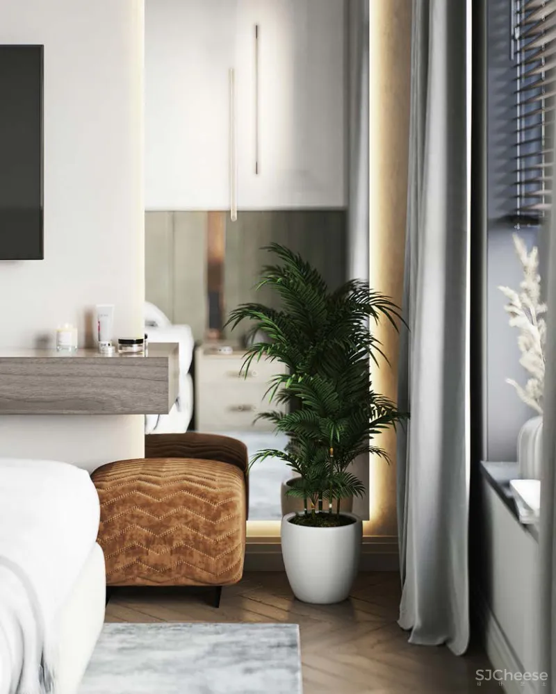 87㎡ 一室户,隐藏式灯光这样用,高级又显质感