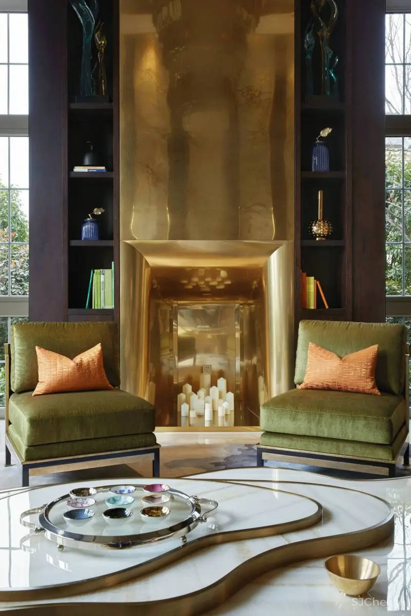 梁志天作品:万科安品园舍别墅,文雅和畅的当代写意 !