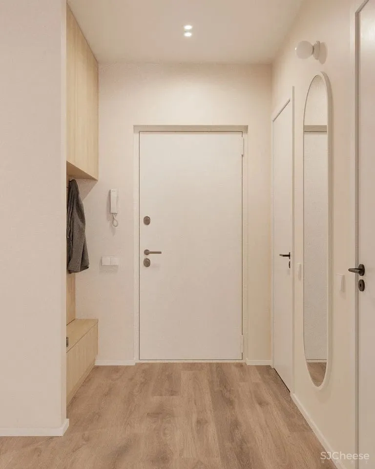 68㎡一居室这样布局,合理利用每个角落空间