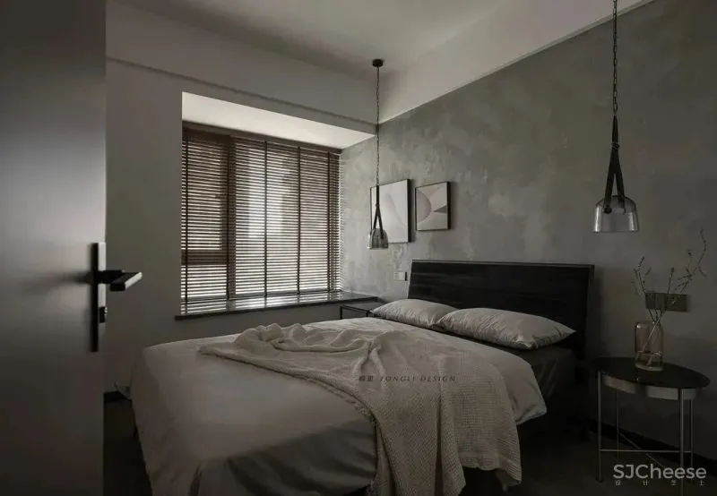 简约黑白灰,LDK一体化设计,含小花园的轻工业之家 桐里空间设计