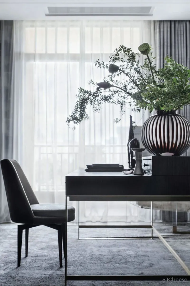 梁志天作品:万科安品园舍别墅,文雅和畅的当代写意 !