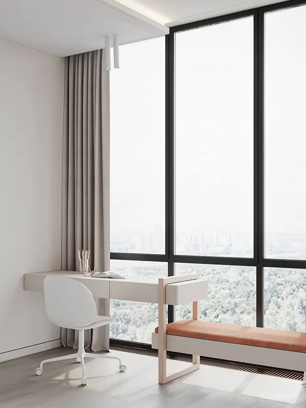 80㎡ 两室一厅，大理石、黄铜、原木这么搭更有轻奢范儿！