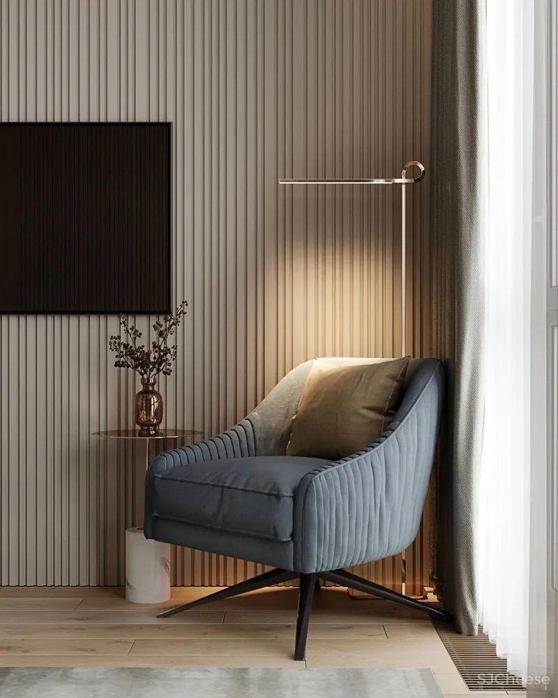 现代简约:一厅三室,灰色 木色,高级!