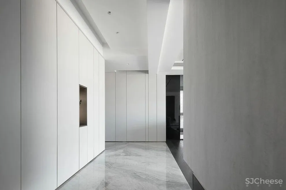 215m² 简约平层,诠释当代静美气质