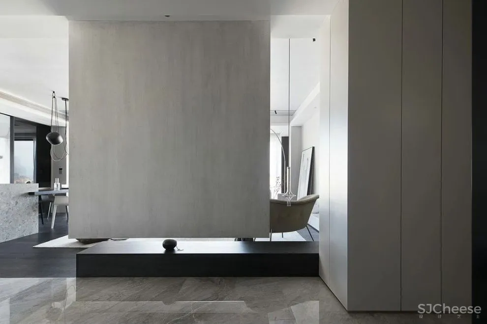 215m² 简约平层,诠释当代静美气质