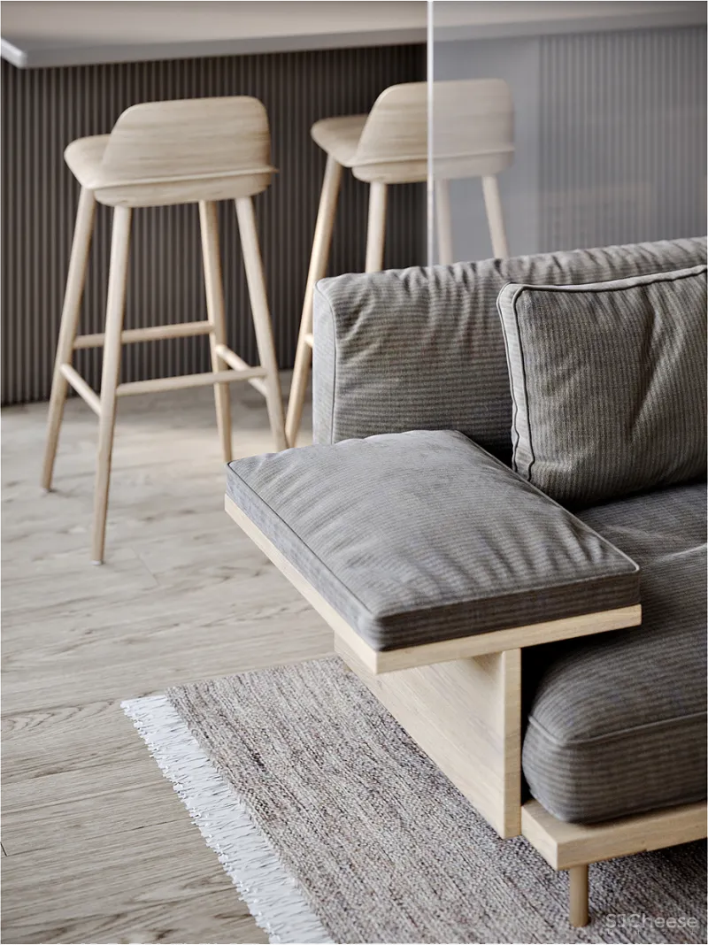 美女设计师设计的3间公寓，软装搭配优雅又灵动