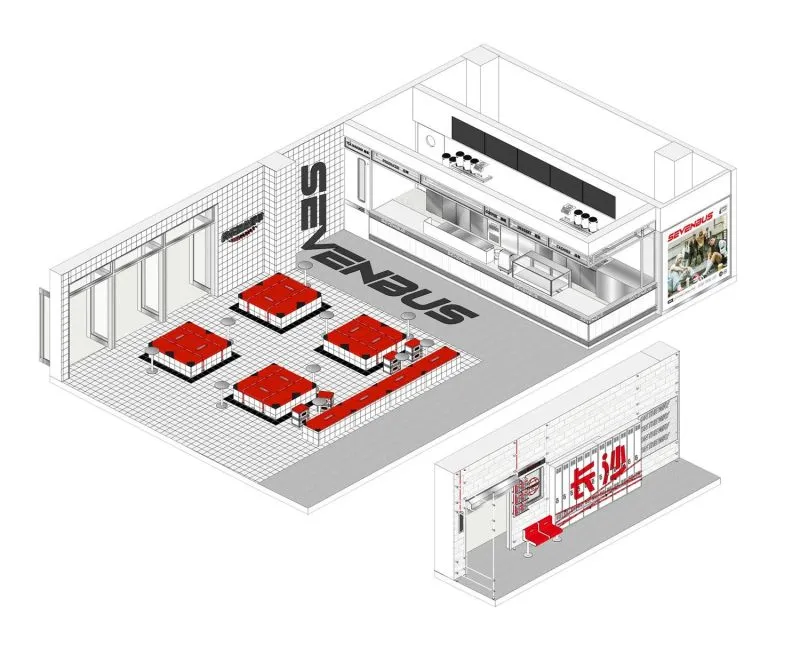 街头文化元素,打造充满玩趣的潮流打卡地 或者设计
