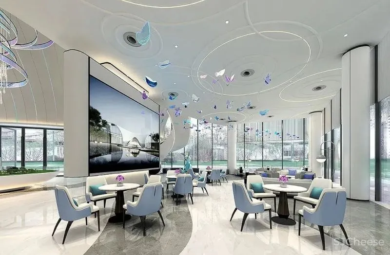 天空之境，自由起舞 ：赣电华府营销中心 六艺源设计